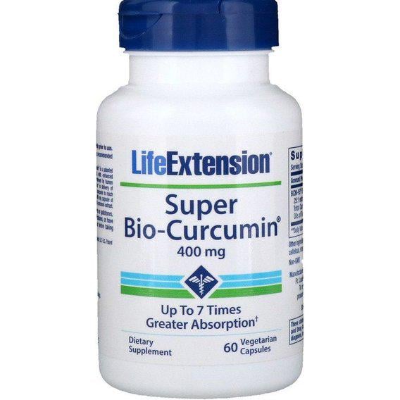 Куркума Life Extension Super Bio-Curcumin 400 мг 60 вег. капс. (000002006)