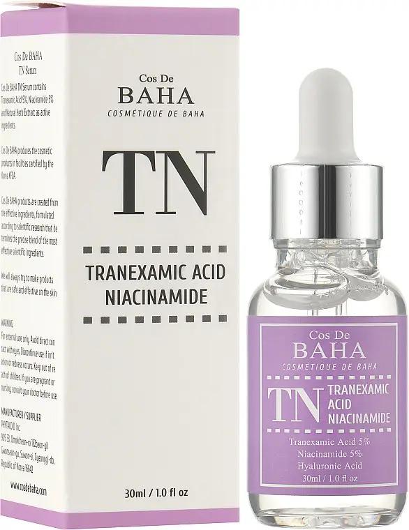 Сыворотка для лица и шеи Cos De Baha Tranexamic Serum 30 мл (10624901)