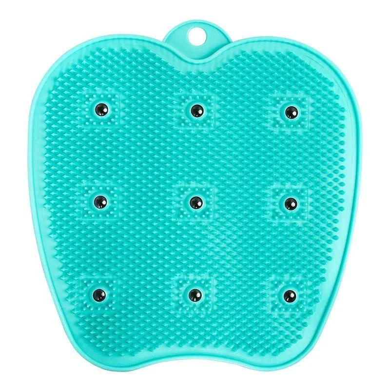 Коврик-скраббер для массажа ног противоскользящий OSPORT силиконовый Бирюзовый (MS 4203) - фото 1 Коврик-скраббер для массажа ног противоскользящий OSPORT силиконовый Бирюзовый (MS 4203) - фото 1