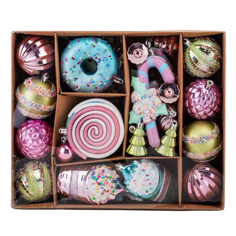 Набір ялинкових іграшок Солодке свято 48 шт. (9125-033)