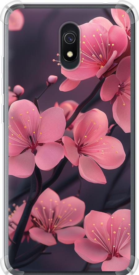 Чехол на Xiaomi Redmi 8A Пурпурная сакура (6075sp-1794-42517)
