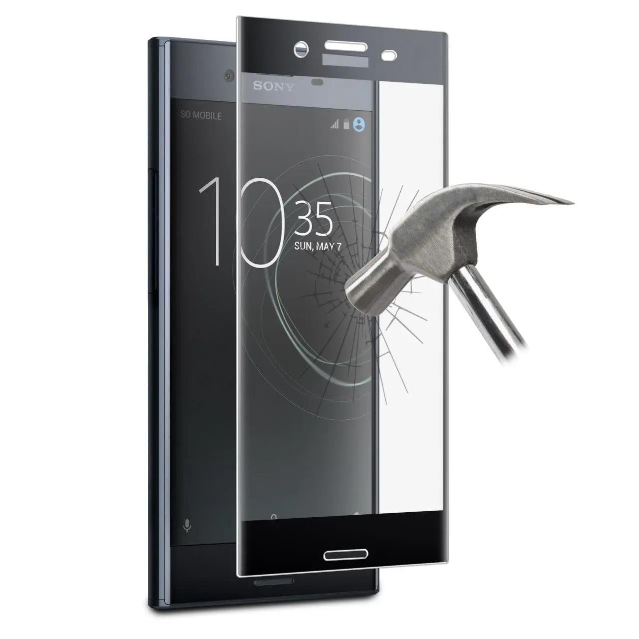 Захисне скло Mocolo 3D для Sony Xperia XZ F8332 0,33 мм Black