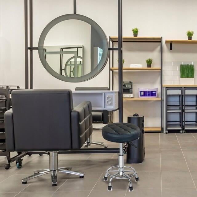 Кресло-табурет на колесах Bonro B-496 без спинки круглый Черный (2670148609) - фото 10 Кресло-табурет на колесах Bonro B-496 без спинки круглый Черный (2670148609) - фото 10