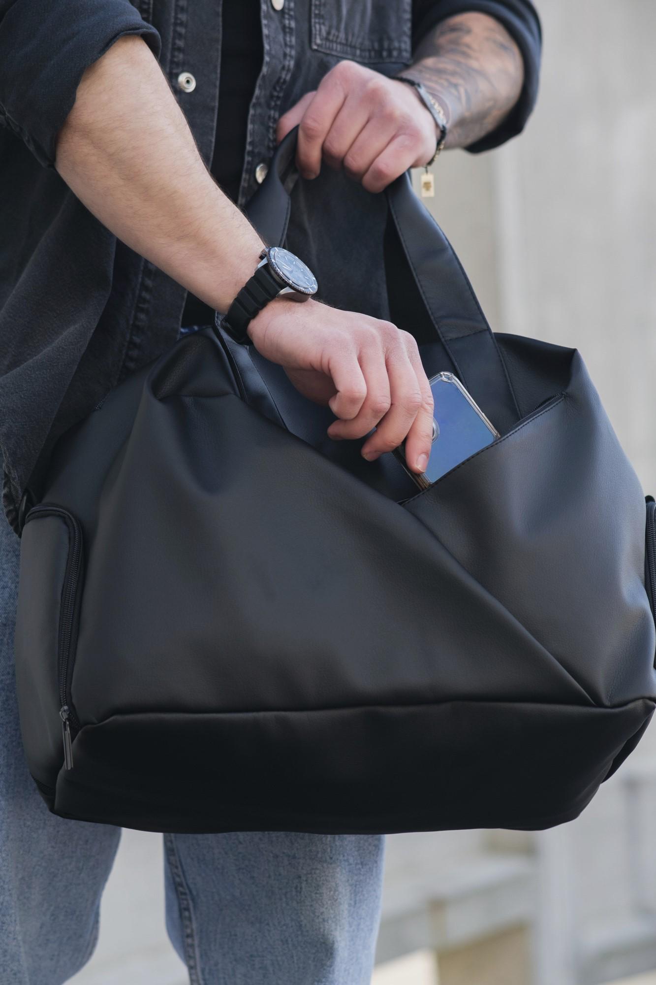 Сумка мужская Without Gym дорожная багажная Black (8049528) - фото 7 Сумка мужская Without Gym дорожная багажная Black (8049528) - фото 7