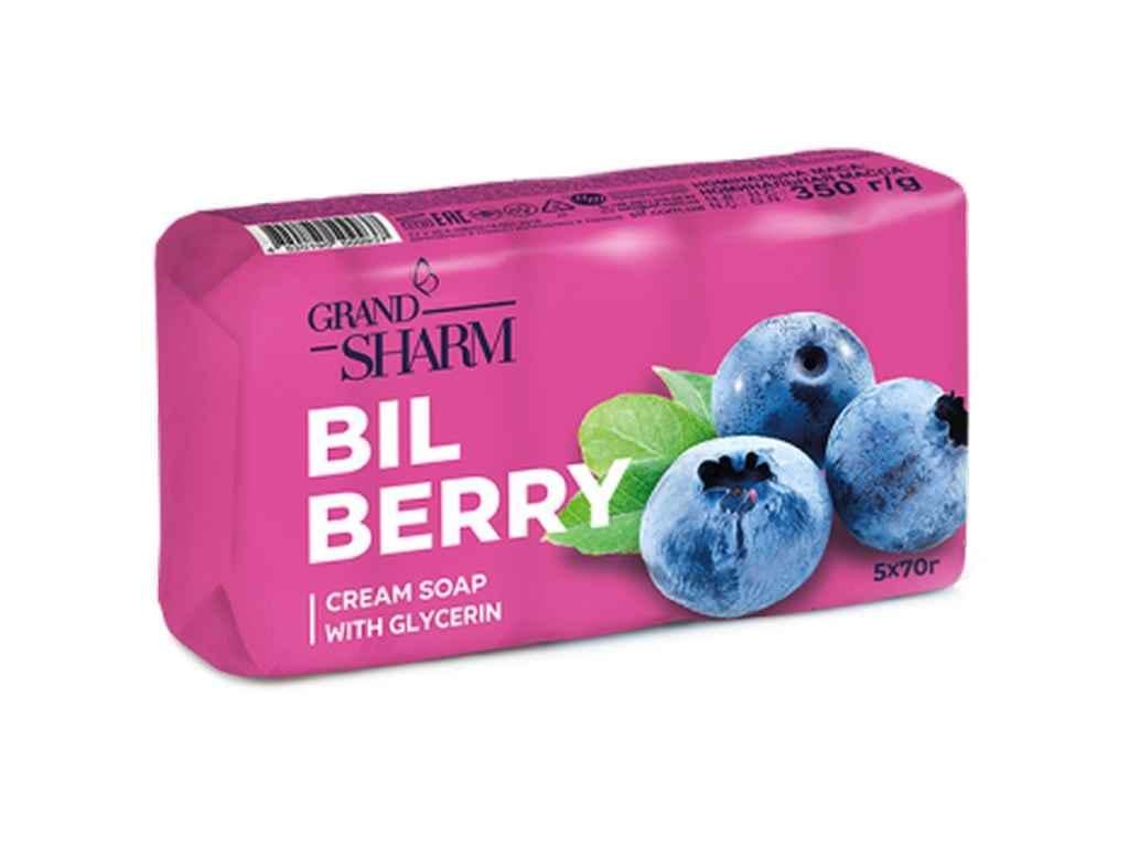 Крем-мыло Шарм туалетное 5 шт. 70 г Черника (855856)