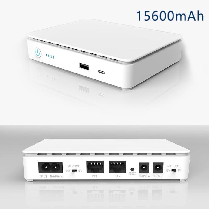 Джерело безперебійного живлення Mini UPS M1550 35W 15600 mAh USB/Type-C/DC 5V/9V/12V POE (18533537) - фото 2