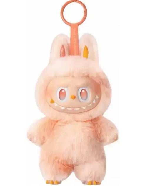 Брелок-игрушка Labubu v3 Big into Energy series для сумки Персиковый