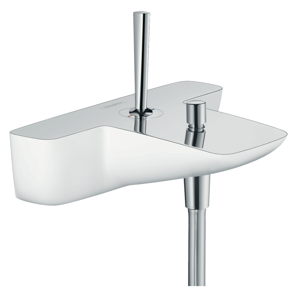 Смеситель для ванны Hansgrohe PuraVida Белый/Хром (15472400)