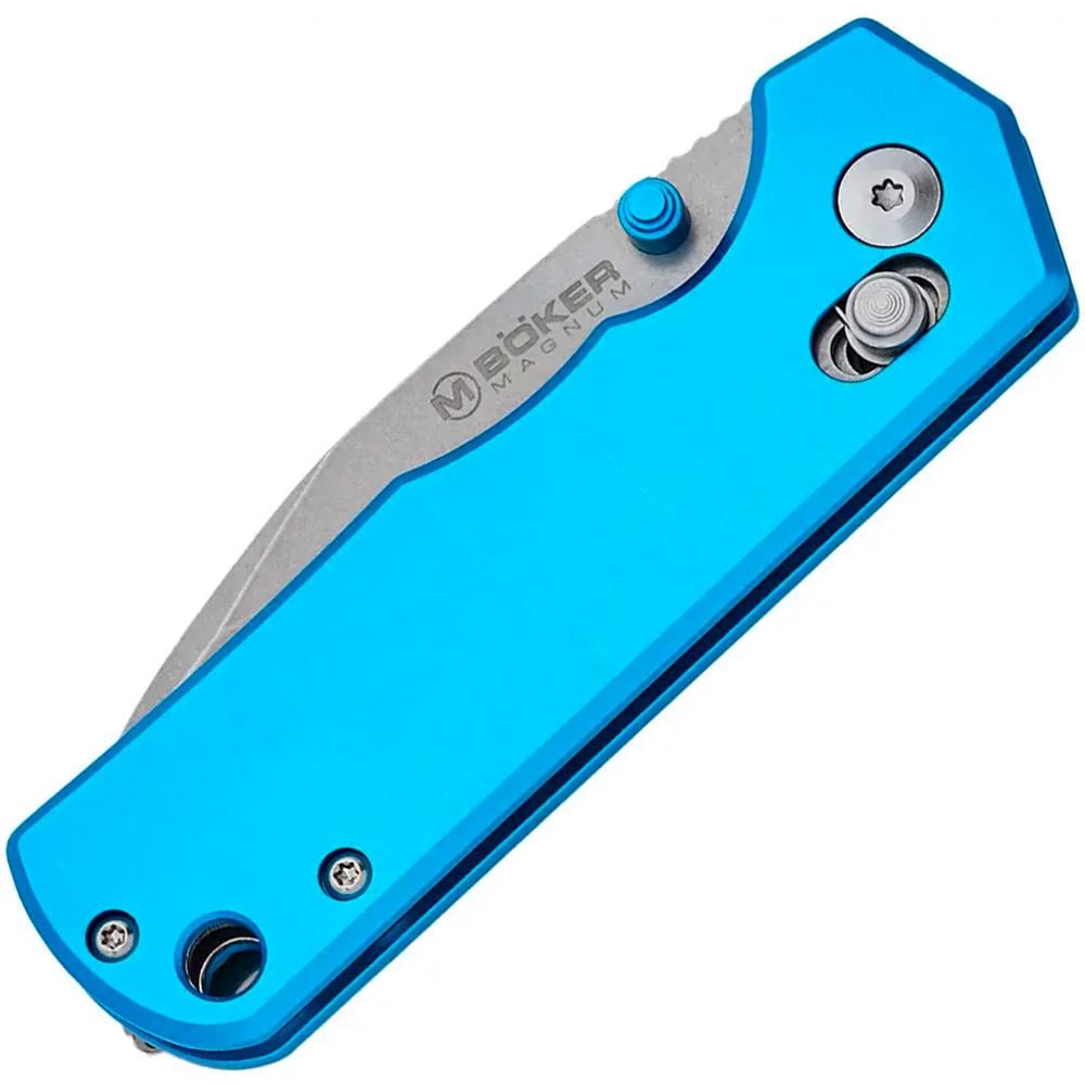 Туристичний ніж мисливський Boker Magnum Rockstub Blue Elox 01SC711) - фото 3 Туристичний ніж мисливський Boker Magnum Rockstub Blue Elox 01SC711) - фото 3