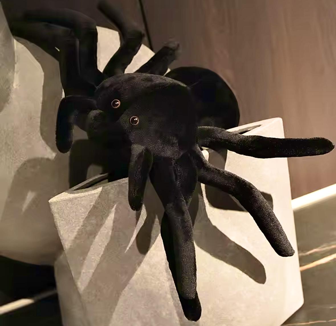 М'яка іграшка дитяча Павук плюшевий Чорний