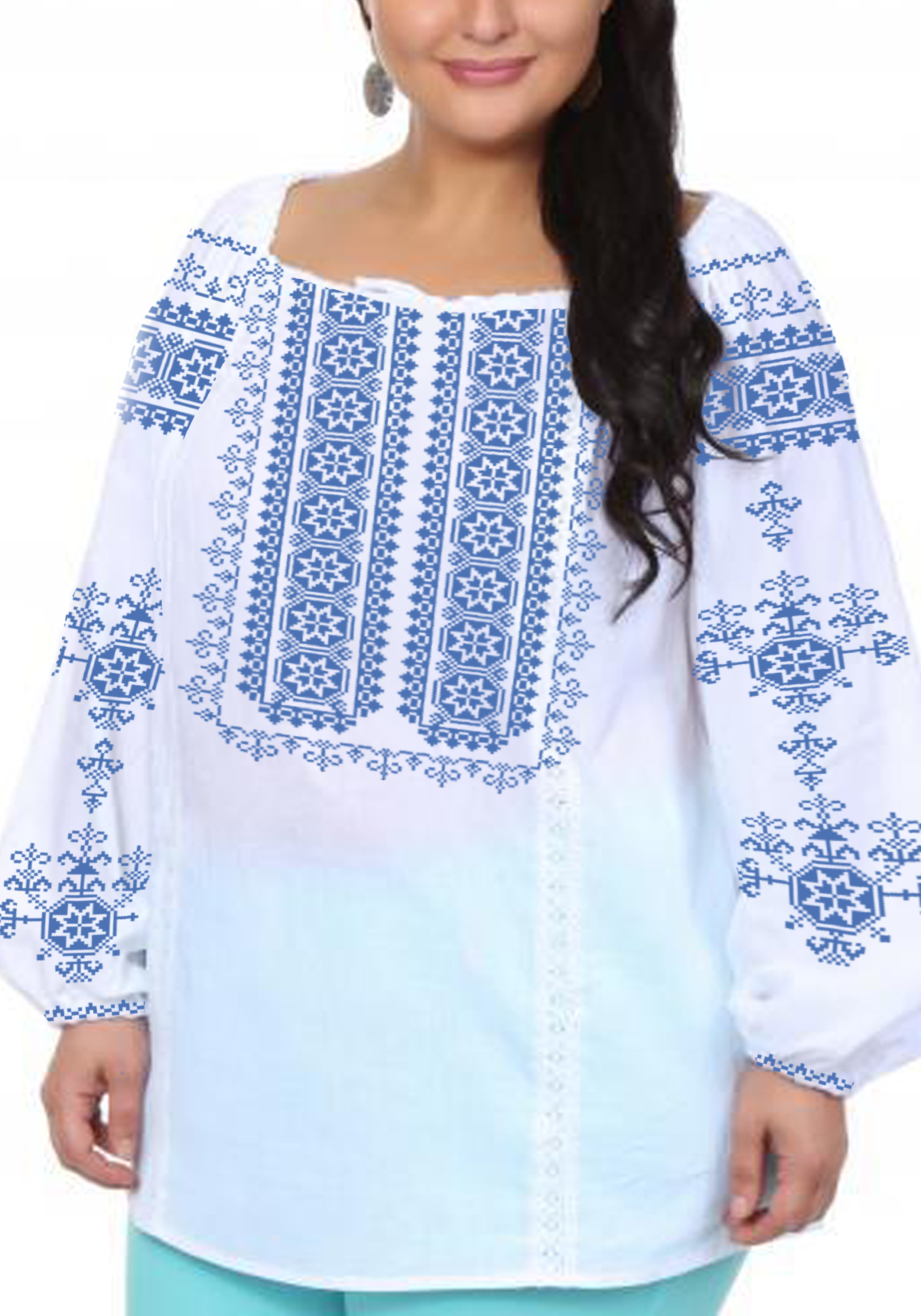 Заготовка для вишивки нитками або бісером габардин (СЖГ-191) Заготовка для вишивки нитками або бісером габардин (СЖГ-191)