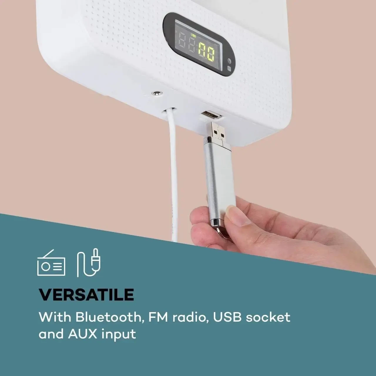 Аудиосистема Auna Vertiplay CD-плеер Bluetooth USB пульт - фото 3 Аудиосистема Auna Vertiplay CD-плеер Bluetooth USB пульт - фото 3