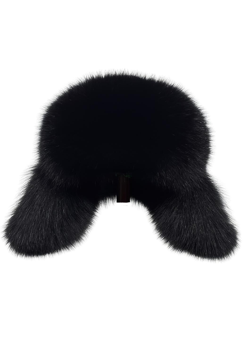 Шапка-ушанка зимняя унисекс Меховой стиль из натурального меха песца XXS-XS Натуральный (514/D)