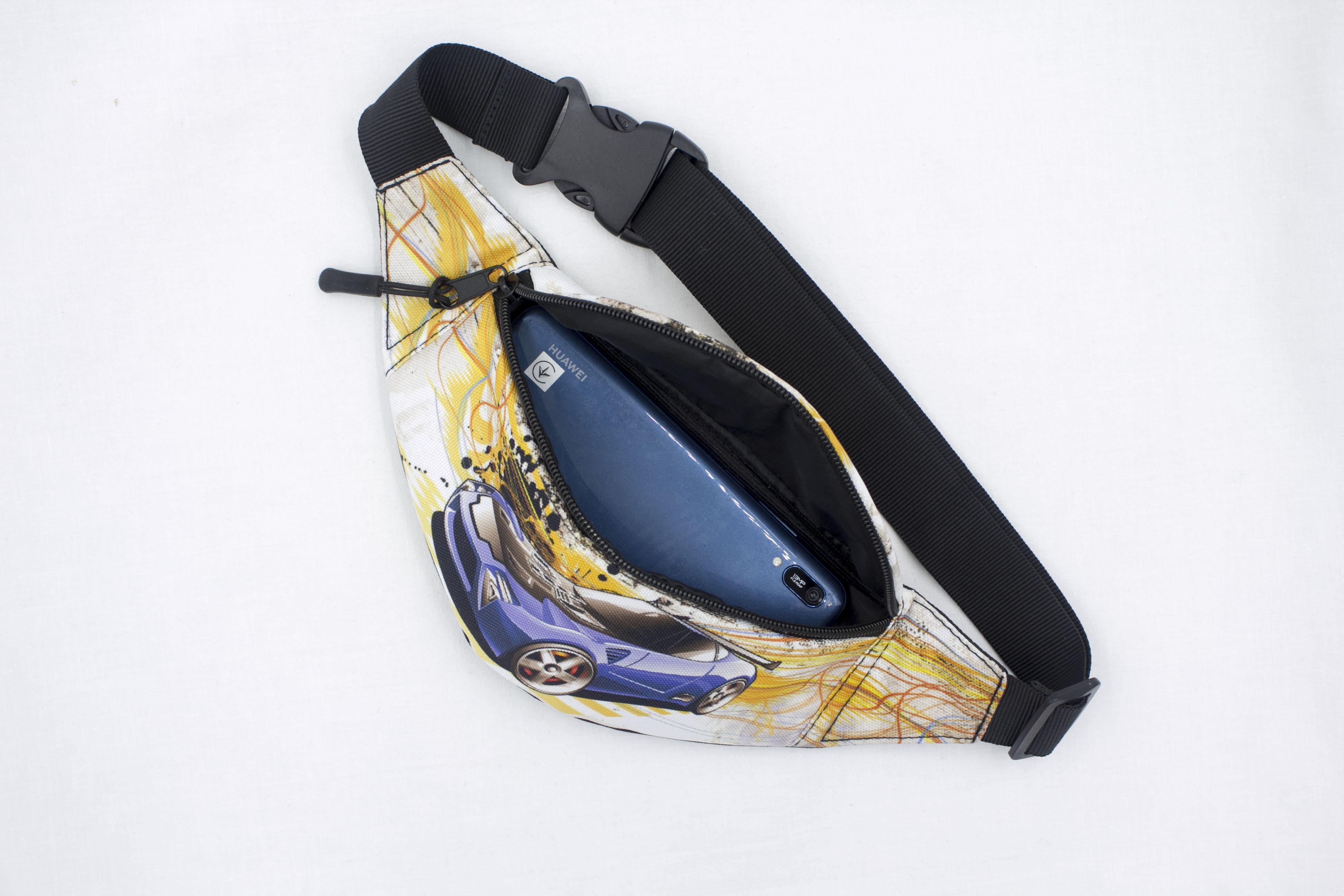 Сумка бананка для хлопчика з регулюючим ремінцем 4-8 років Хот Вілс (Д-016) - фото 2