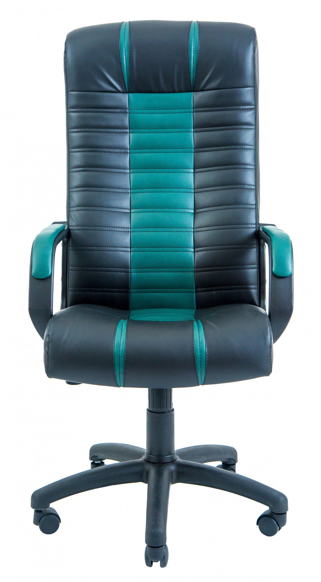 Офисное кресло руководителя Richman Атлант Skaden Подлокотник Рич Пластик М1 Tilt Черно-Зеленый - фото 2