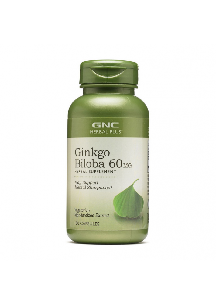 Гинкго билоба GNC 60 мг 100 капсул (00000004149)