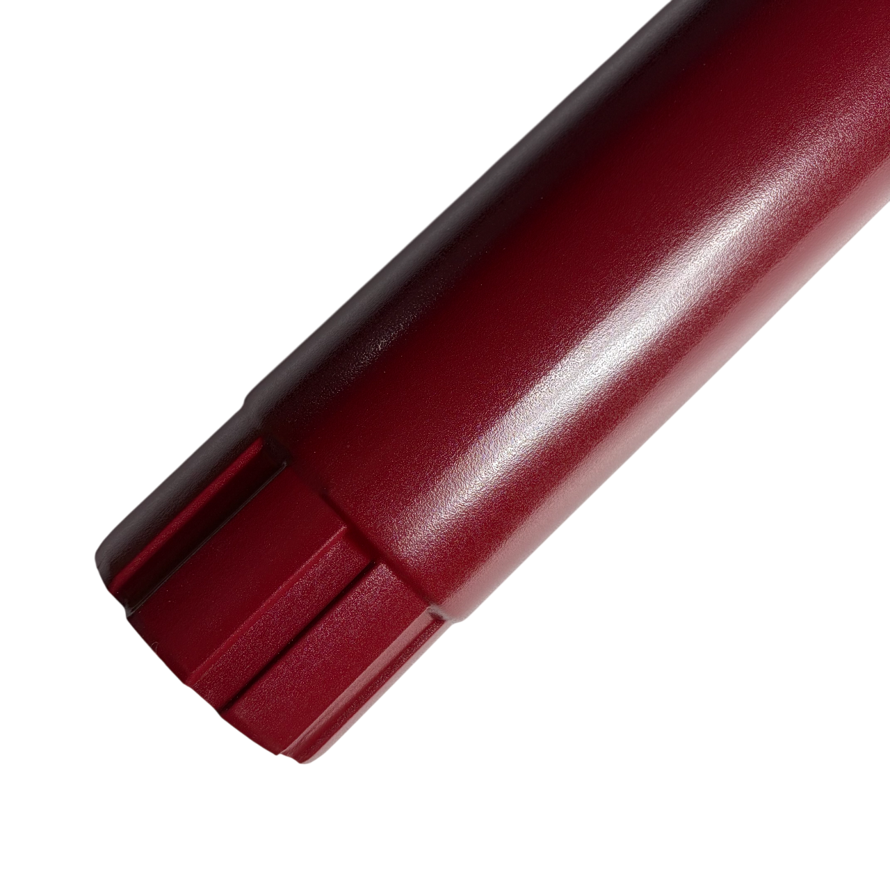 Труба водосточная Alpine 125/90 мм 1 м RAL 3005 Винно-красный темная-вишня (010020)