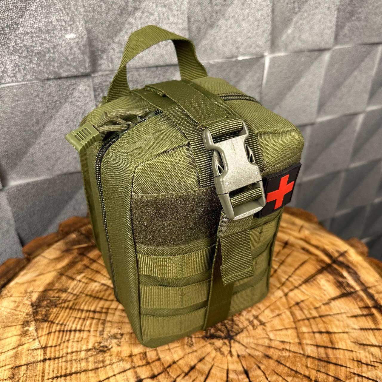 Подсумок для аптечки быстрого сброса стандарт НАТО Оливковый - фото 9 Подсумок для аптечки быстрого сброса стандарт НАТО Оливковый - фото 9