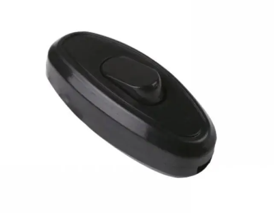 Вимикач навісний Violux 6А 250V для бра Чорний (940810)