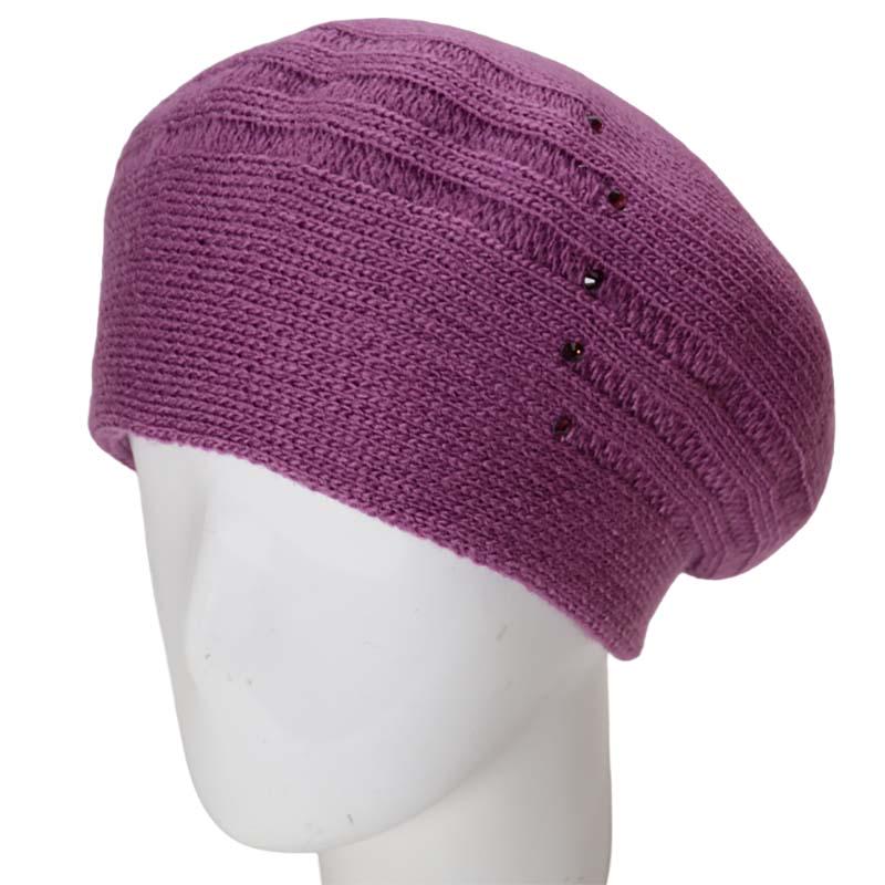 Берет женский Lirus Черта двойной Сиреневый (131674)