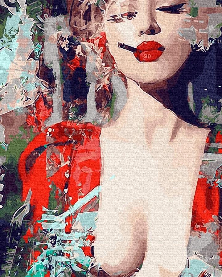 Картина за номерами Яскравий жіночний арт (GX31595)