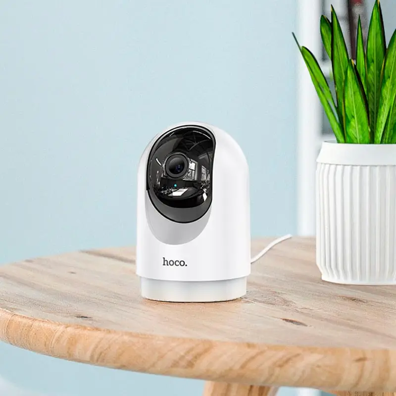 IP-камера видеонаблюдения Hoco D1 Indoor PTZ HD Camera White (6942007611657) - фото 7 IP-камера видеонаблюдения Hoco D1 Indoor PTZ HD Camera White (6942007611657) - фото 7
