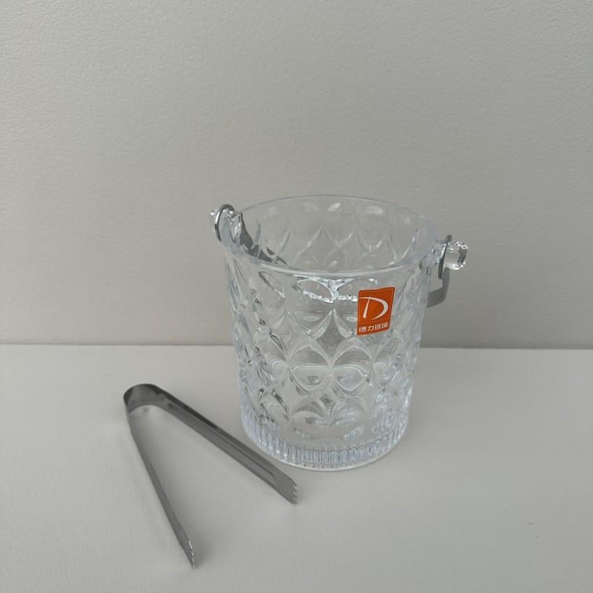 Ведро для льда стеклянное A-PLUS 3489 Бриллиант со щипцами 980 мл (2690548627) - фото 4 Ведро для льда стеклянное A-PLUS 3489 Бриллиант со щипцами 980 мл (2690548627) - фото 4