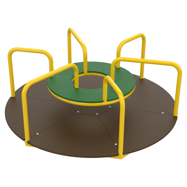 Карусель для дитячого майданчика Kidigo Медуза 180х180х70 см Різнокольоровий (1419112820)