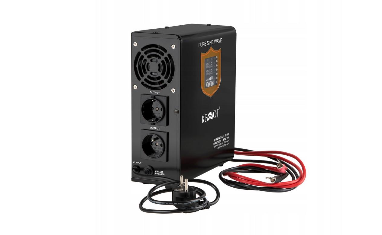 Источники бесперебойного питания Kemot URZ3409 LED 800 ВА 500 Вт 12 В с правильной синусоидой - фото 2 Источники бесперебойного питания Kemot URZ3409 LED 800 ВА 500 Вт 12 В с правильной синусоидой - фото 2