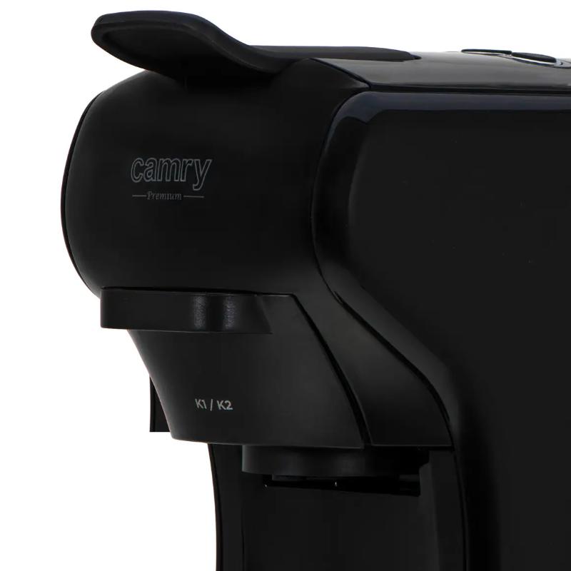 Кавомашина ріжкова капсульна Camry CR 4414 для меленої кави та 5 вкладишів для капс. 3000 Вт Чорний - фото 6 Кавомашина ріжкова капсульна Camry CR 4414 для меленої кави та 5 вкладишів для капс. 3000 Вт Чорний - фото 6