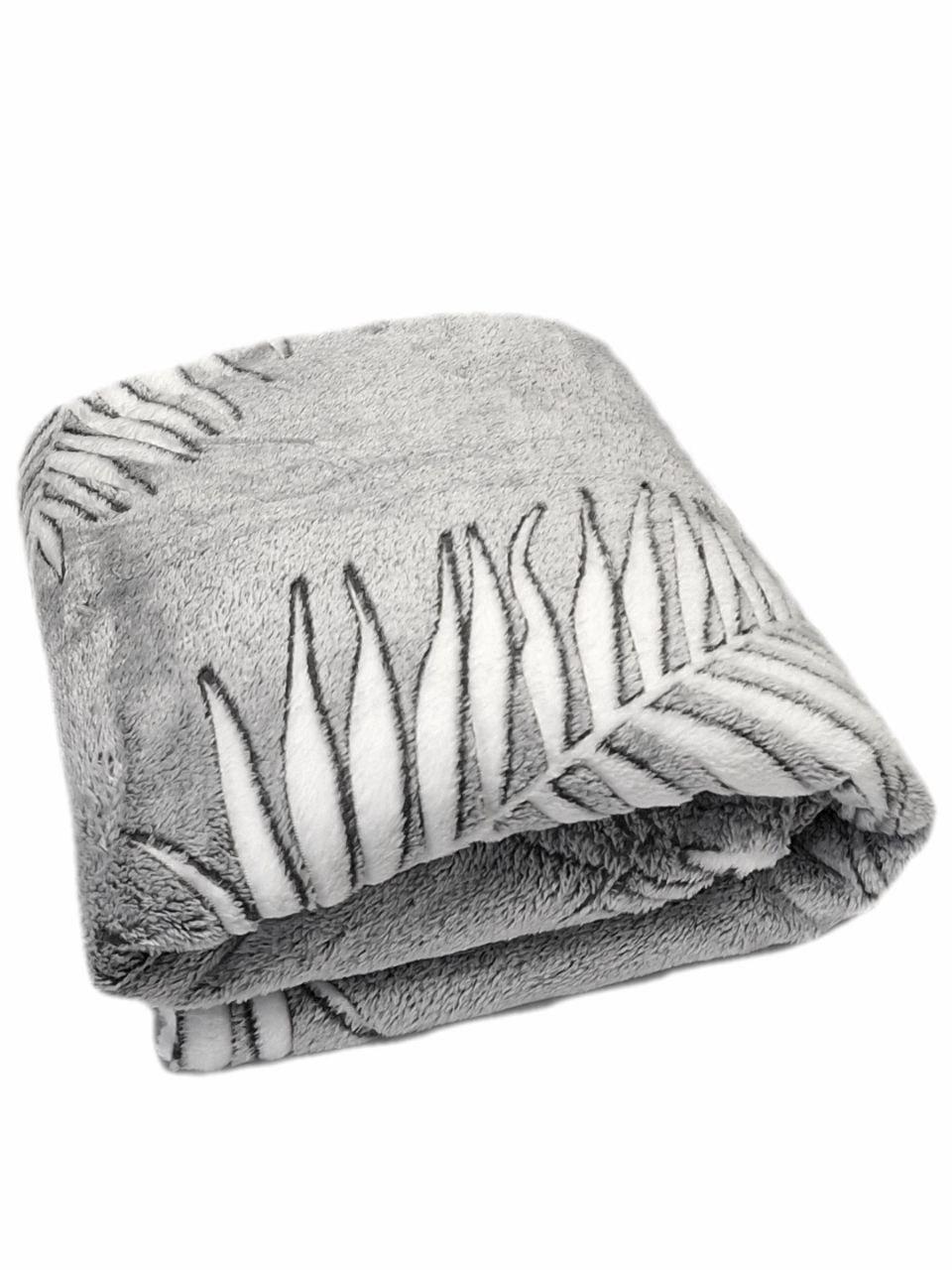 Плед флісовий Malloory Home Листочки 200x230 см (1430)