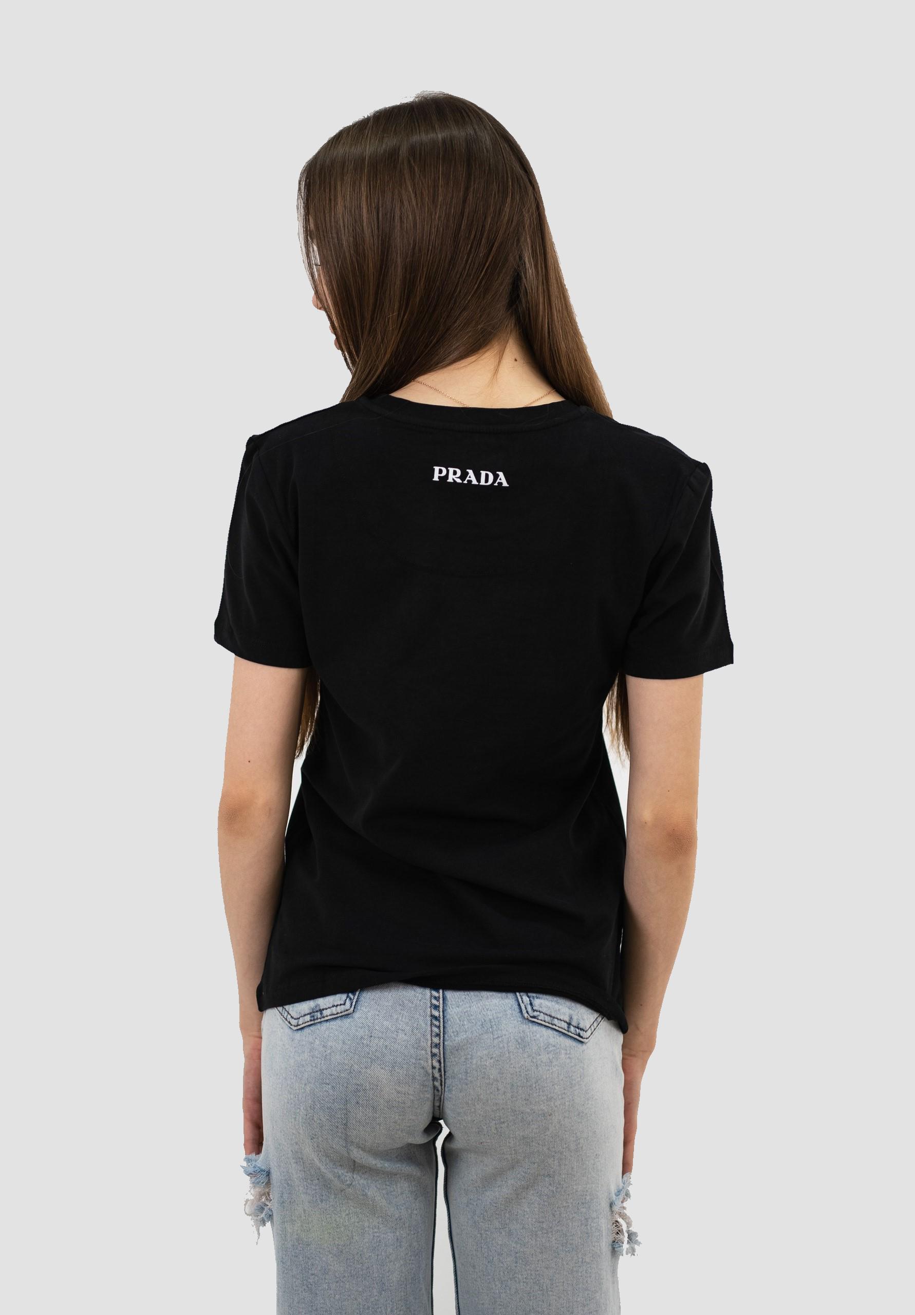 Футболка женская PRADA B-5041BL M - фото 3