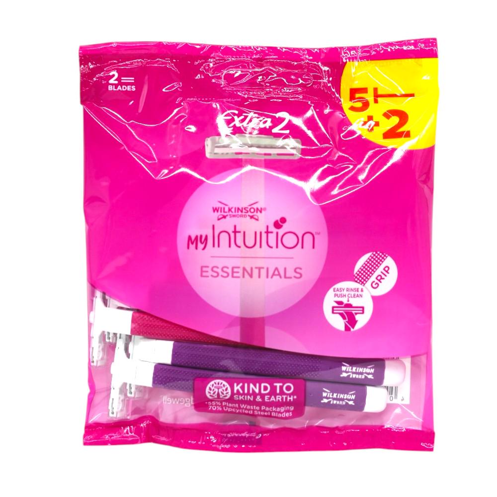 Бритвы одноразовые женские Wilkinson Sword Extra My Intuition Essentials 2 лезвия 5/2 шт. (НФ-00008869)