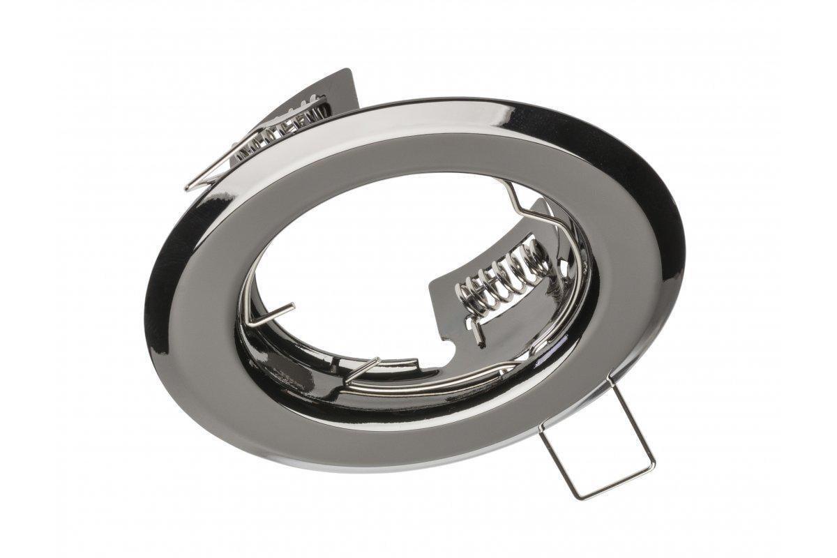 Корпус точечного светильника GTV PARMA II IP20 круглый Черный хром