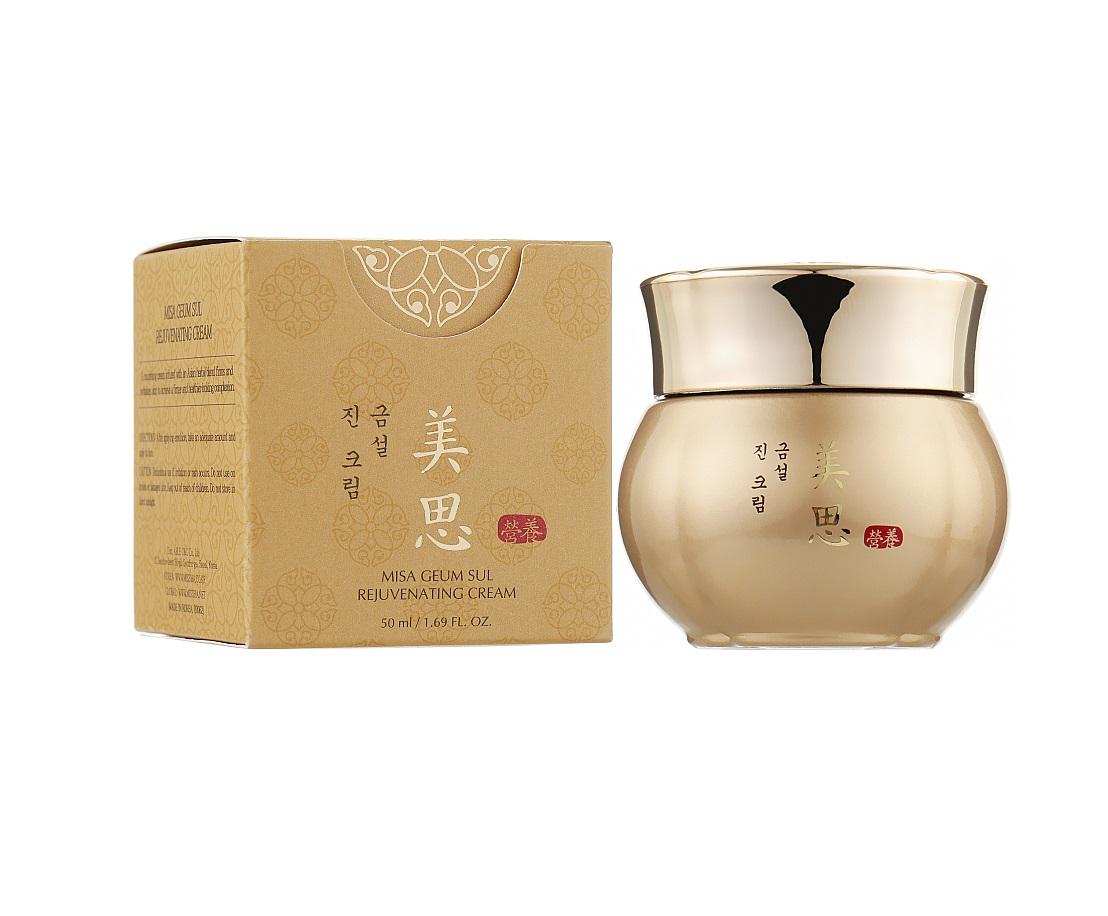 Антивозрастной крем для лица Geum Sul Jin Cream Missha с золотом и женьшенем 50 мл (8809530066119)