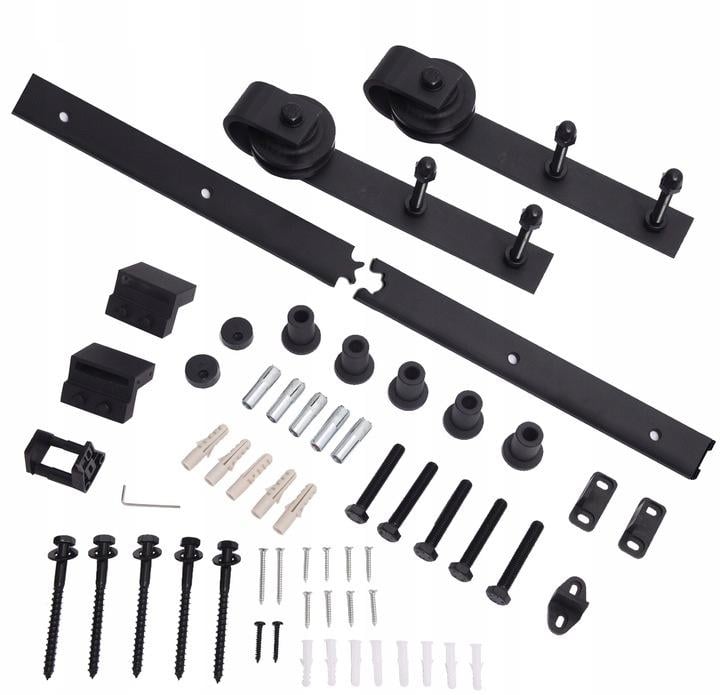 Комплект розсувної системи LOFT-01 без дотягувачів рейка з двох частин 1 м/1 м Комплект розсувної системи LOFT-01 без дотягувачів рейка з двох частин 1 м/1 м