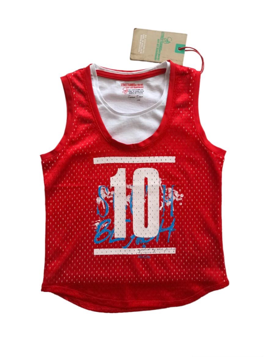 Футболка-майка для хлопчика Street Gang SG3927 подвійна р. 26 106 см Червоний (1934551493)