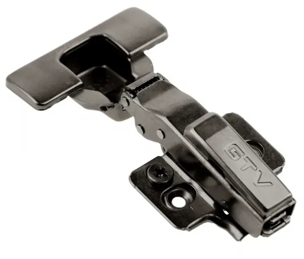 Петля накладная GTV SILENTO PRO с дотягом Черный (ZM-HCSL09-3DBEO-20)