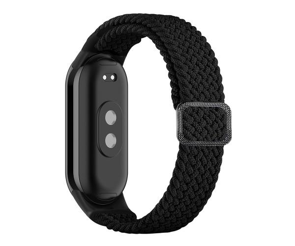 Ремінець Textile Elastic для Xiaomi Smart Band 8/Smart Band 9 Чорний - фото 1