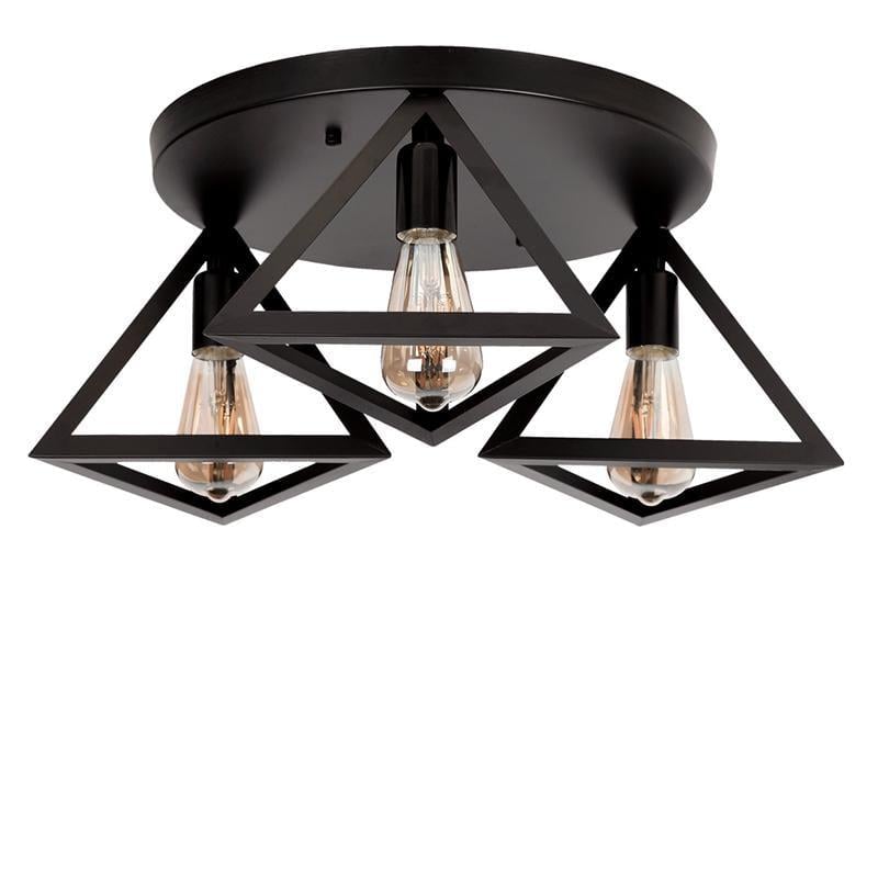 Люстра стельова Light House LS-17205F-3 400 Чорний