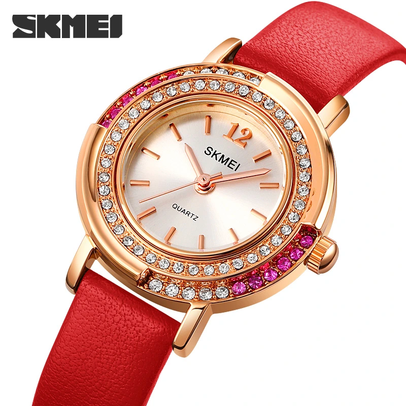 Наручний годинник Skmei 1855RGRD Rose Gold/Red - фото 2