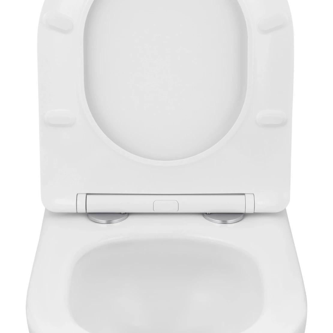 Унитаз подвесной Kroner Harz WHI483632 TORNADO безободочный с сиденьем Slim Duroplast 320х365 мм Белый (KE523629WHIR) - фото 5 Унитаз подвесной Kroner Harz WHI483632 TORNADO безободочный с сиденьем Slim Duroplast 320х365 мм Белый (KE523629WHIR) - фото 5