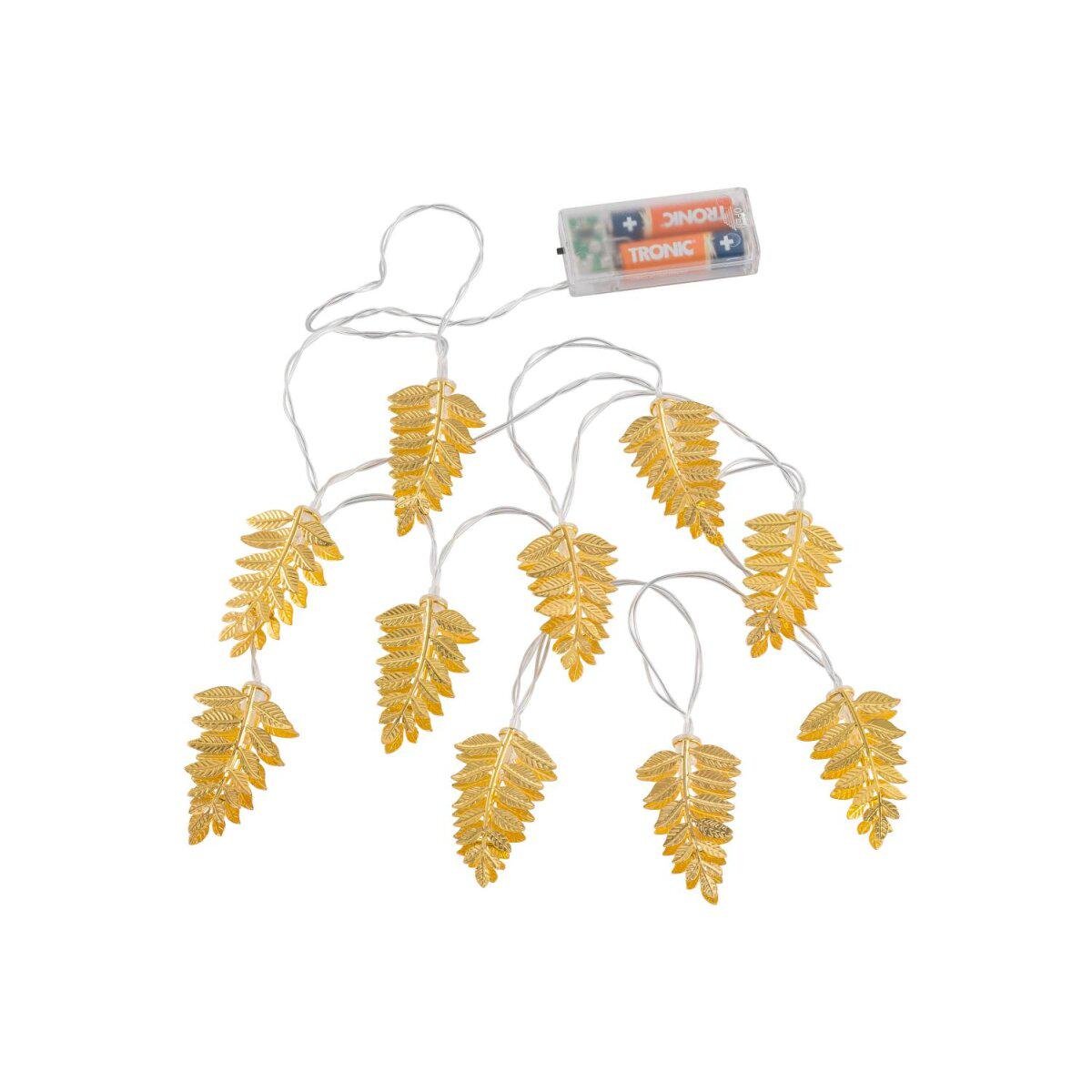 Гірлянда з металевим листям Livarno Home 10 LED з таймером 165 см (P1-00327) - фото 3 Гірлянда з металевим листям Livarno Home 10 LED з таймером 165 см (P1-00327) - фото 3