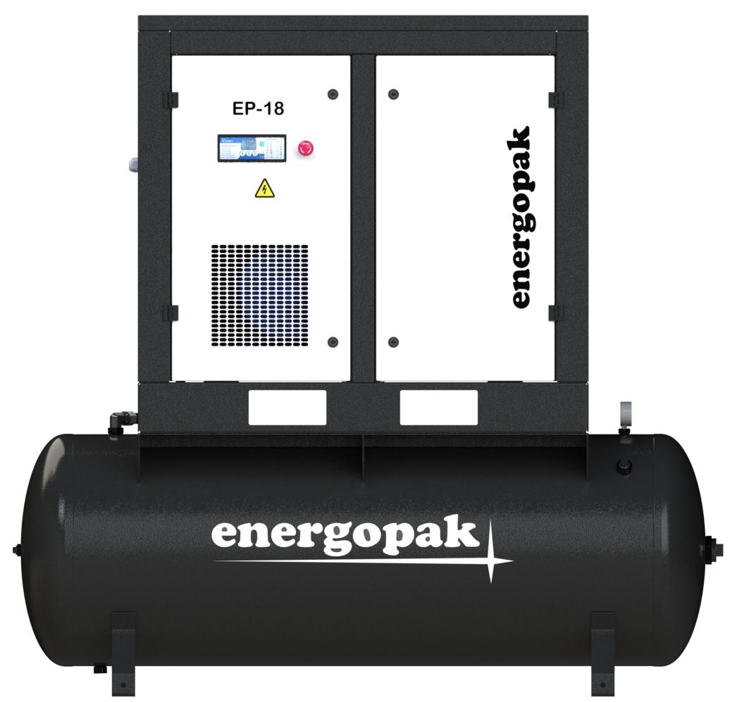 Компрессор винтовой Energopak EP 18-T270 с ресивером 270 л 2,0 м3/мин 12,5 бар 18,5 кВт - фото 2