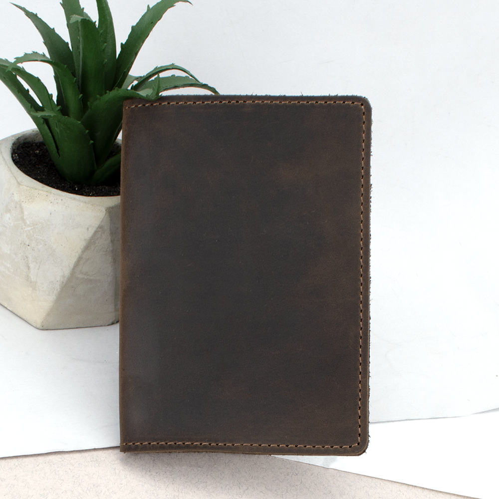 Обложка на паспорт HandyCover HC0073 кожаная Коричневый (1240315839)