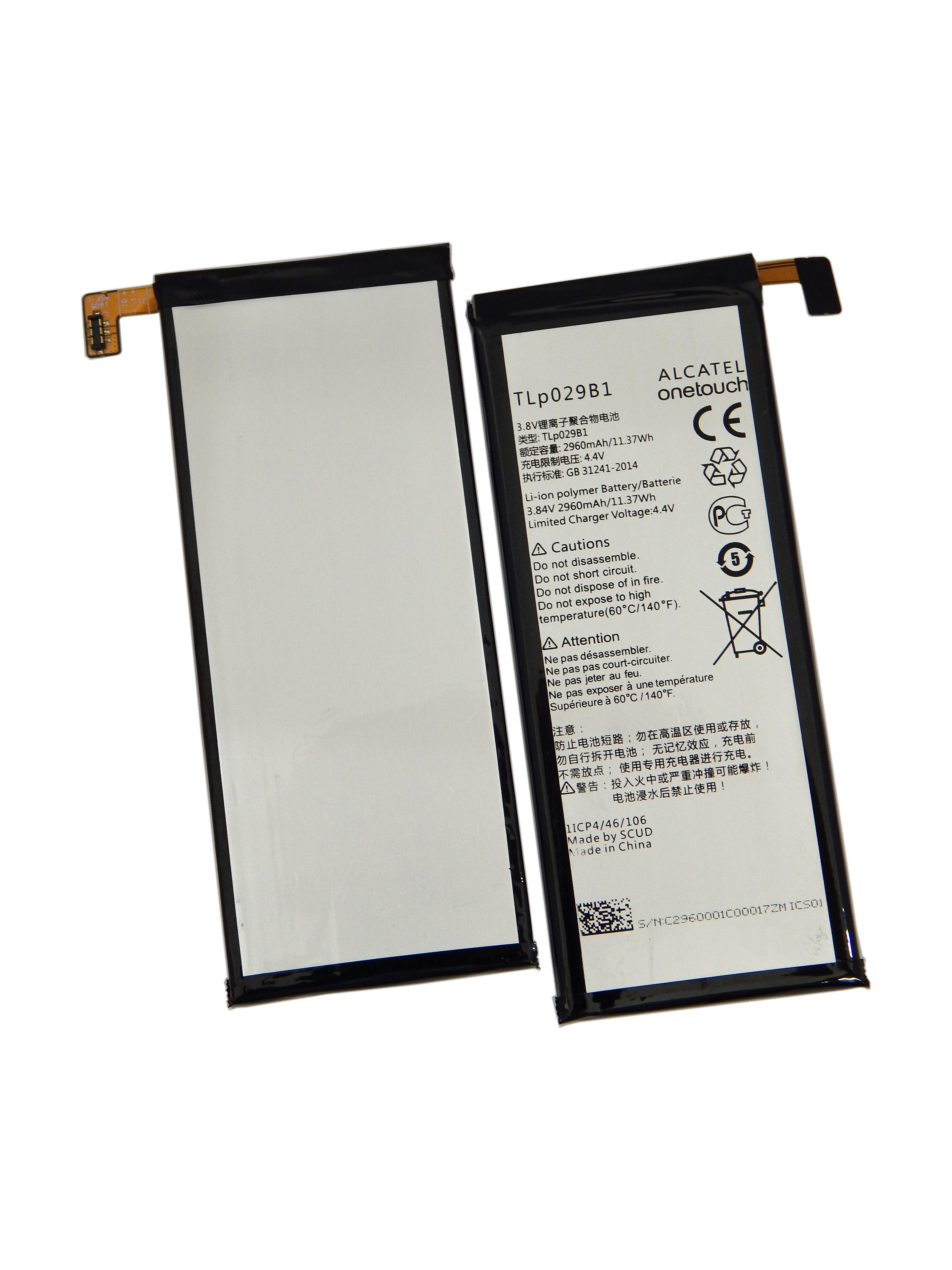 Акумулятор для Alcatel OneTouch 5095K/TCL 550 TLP029B1/TLP029B2 (11778904) - фото 2 Акумулятор для Alcatel OneTouch 5095K/TCL 550 TLP029B1/TLP029B2 (11778904) - фото 2