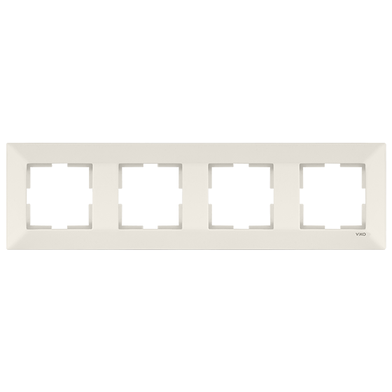 Рамка для розетки Viko Meridian 4-м Кремовий (90979014) Рамка для розетки Viko Meridian 4-м Кремовий (90979014)