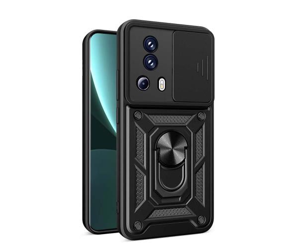 Чехол накладка Ricco Camera Sliding для Xiaomi 13 Lite Черный