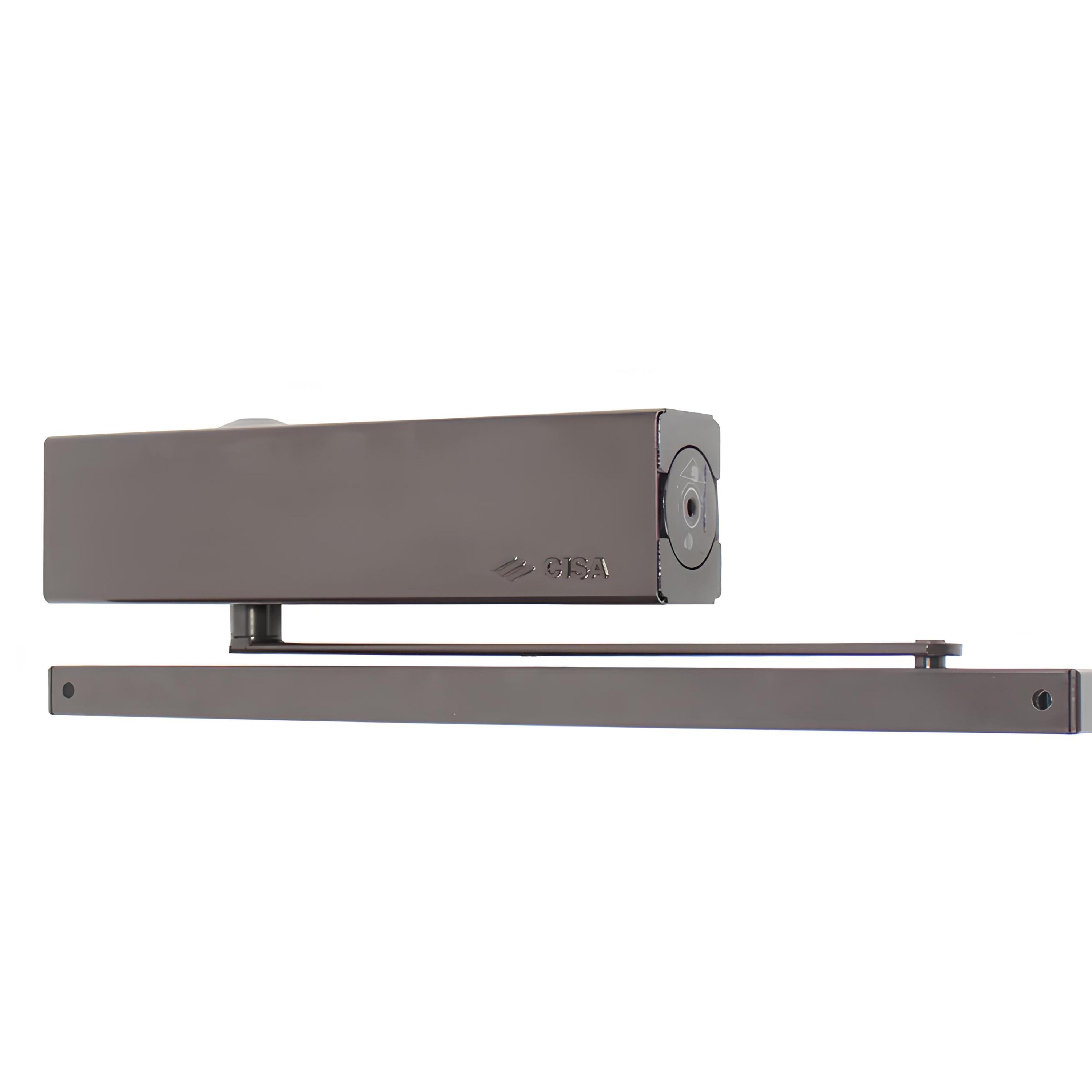 Доводчик Cisa D5200.03.0.88 BC SLD FIRE до 80 кг Коричневый