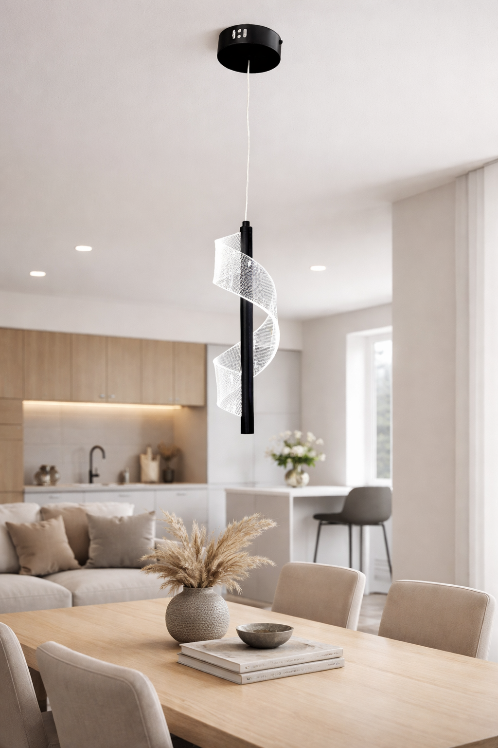 Подвесной светильник Zen Spiral LED нейтральный свет 3,5W (20389/1ВК)